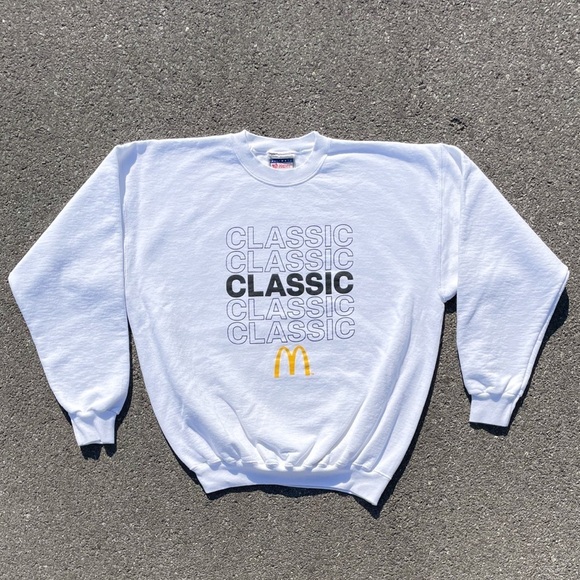 Hanes Other - McDonald’s Classic Vtg 1990s Hanes Ultimate Crewneck Sweatshirt L